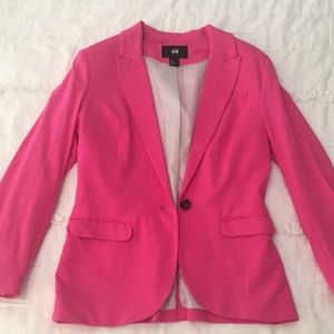 Hot pink H&M blazer